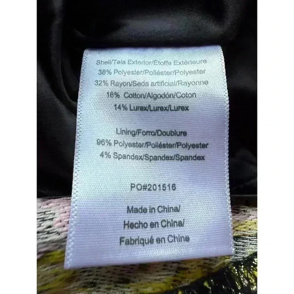 NWT Modcloth Good as Gold Tapestry Lined Pleated A Line Short Skirt Size 16 - Picture 13 of 13
